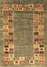 Machine Washable Abstract Brown Contemporary Rug, wshcon2713brn