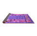 Sideview of Abstract Purple Contemporary Rug, con2713pur