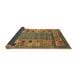 Sideview of Abstract Brown Contemporary Rug, con2713brn