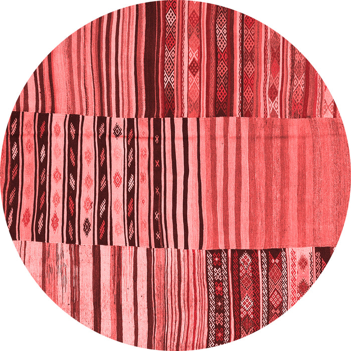 Patchwork Red Transitional Rug, con2714red