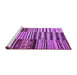 Sideview of Machine Washable Patchwork Purple Transitional Area Rugs, wshcon2714pur