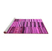 Sideview of Machine Washable Patchwork Pink Transitional Rug, wshcon2714pnk