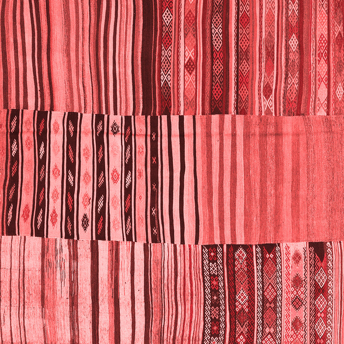 Machine Washable Patchwork Red Transitional Rug, wshcon2714red