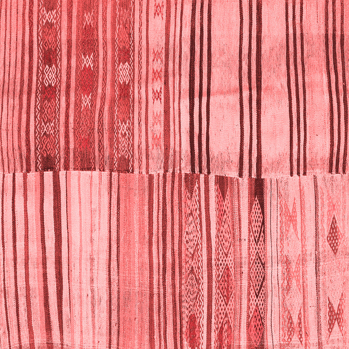 Patchwork Red Transitional Rug, con2715red