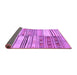 Sideview of Patchwork Purple Transitional Rug, con2715pur