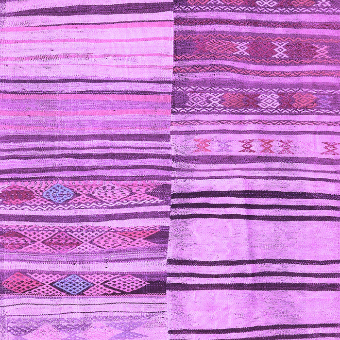 Machine Washable Patchwork Purple Transitional Area Rugs, wshcon2715pur