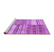 Sideview of Machine Washable Patchwork Purple Transitional Area Rugs, wshcon2715pur