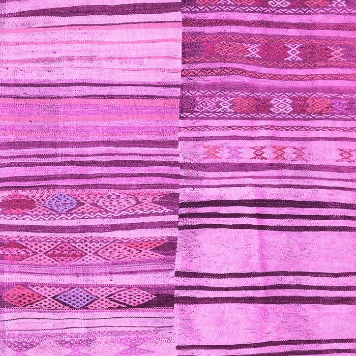 Patchwork Pink Transitional Rug, con2715pnk