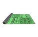 Sideview of Patchwork Emerald Green Transitional Rug, con2715emgrn