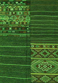 Patchwork Green Transitional Rug, con2716grn