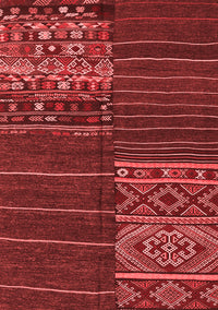 Patchwork Red Transitional Rug, con2716red