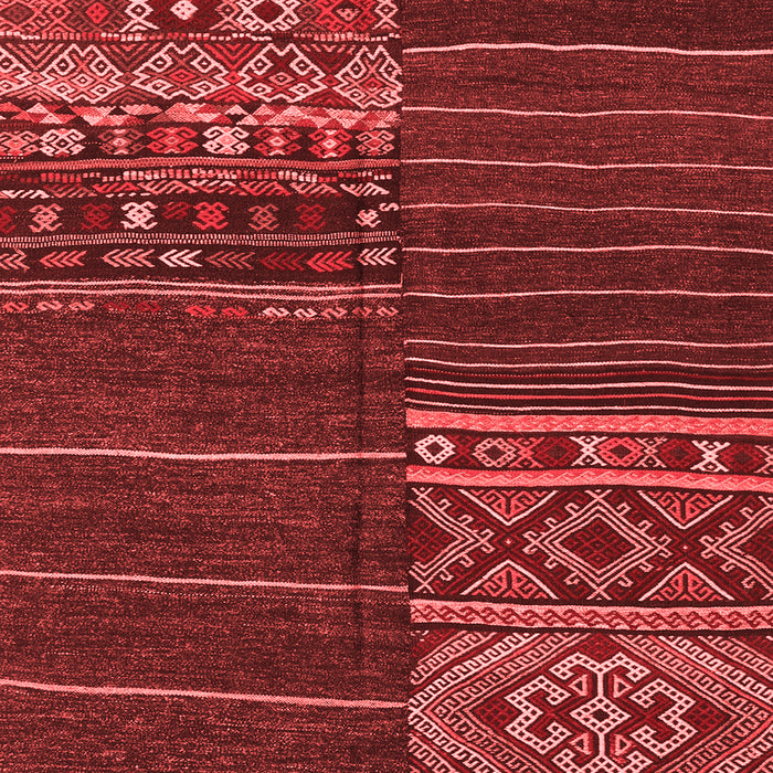Patchwork Red Transitional Area Rugs