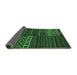 Sideview of Patchwork Emerald Green Transitional Rug, con2716emgrn