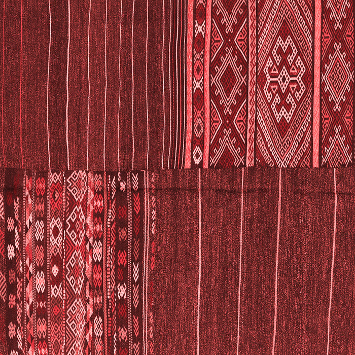 Patchwork Red Transitional Rug, con2716red