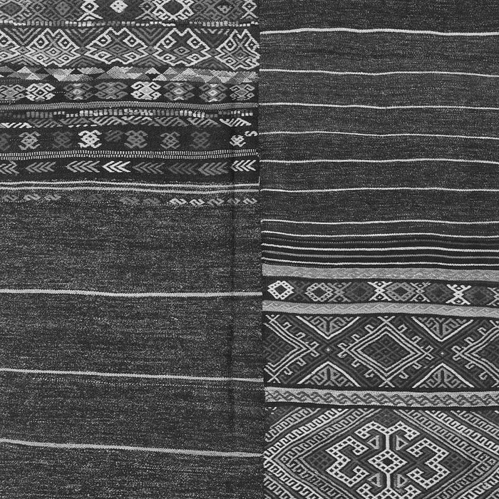 Patchwork Gray Transitional Rug, con2716gry