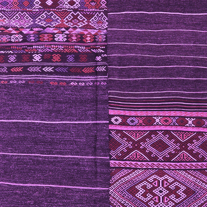 Patchwork Purple Transitional Rug, con2716pur