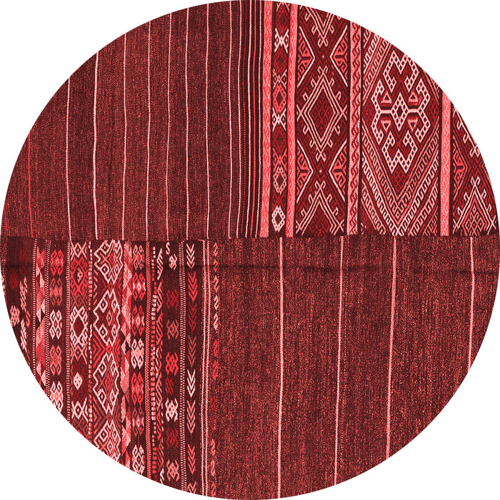Patchwork Red Transitional Rug, con2716red
