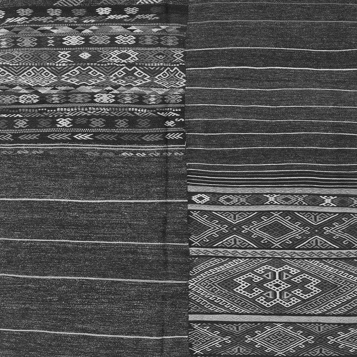 Serging Thickness of Patchwork Gray Transitional Rug, con2716gry