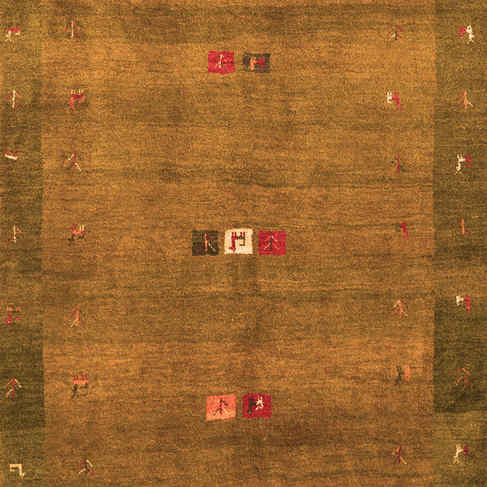 Serging Thickness of Machine Washable Abstract Orange Contemporary Area Rugs, wshcon2717org