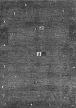 Abstract Gray Contemporary Rug, con2717gry