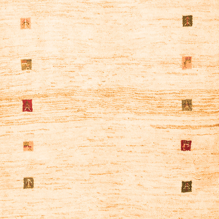 Serging Thickness of Machine Washable Solid Orange Modern Area Rugs, wshcon2718org