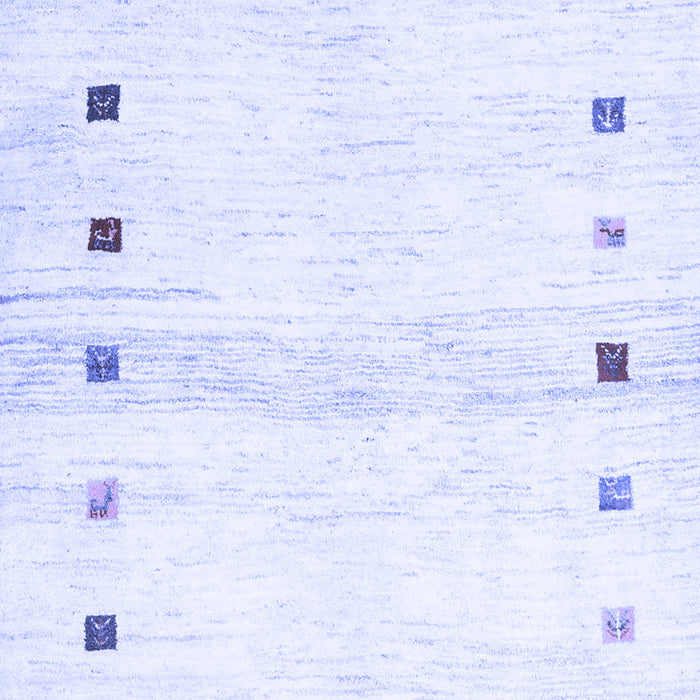 Solid Blue Modern Rug, con2718blu