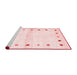 Modern Red Washable Rugs