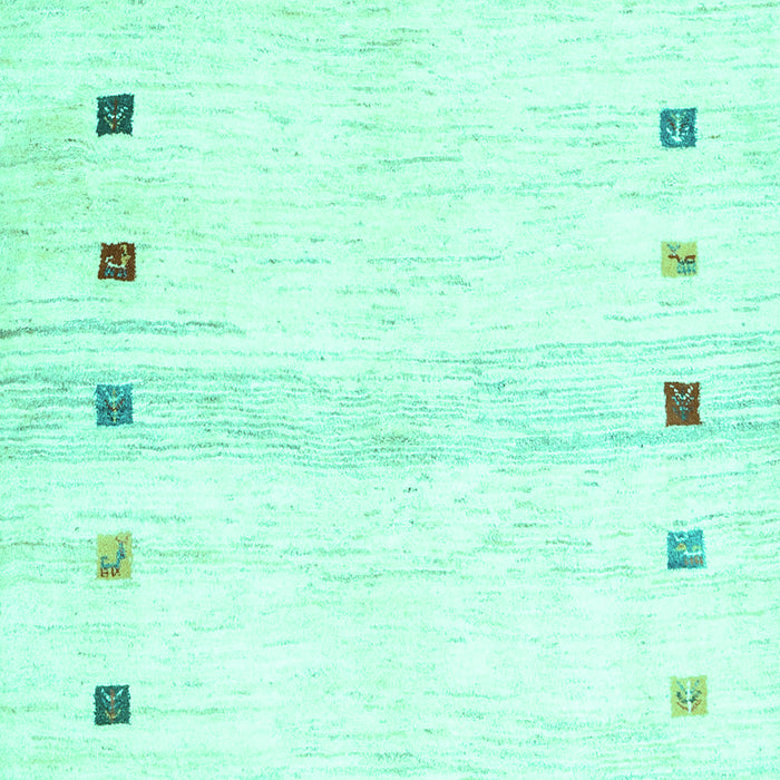 Solid Turquoise Modern Rug, con2718turq