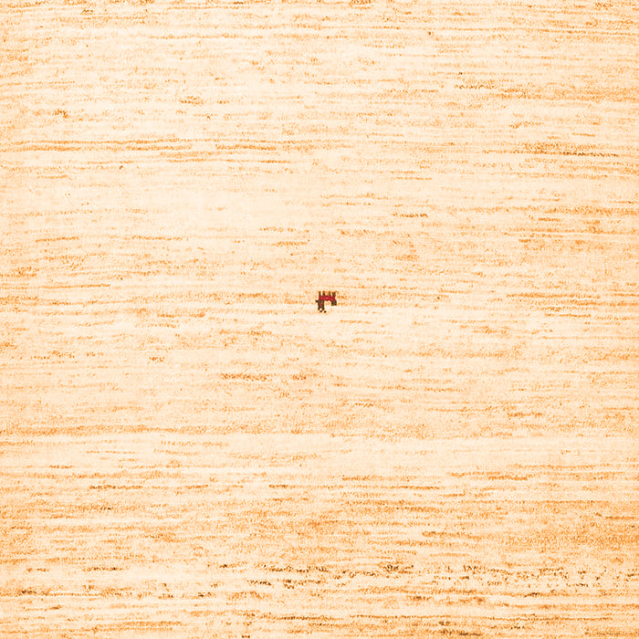 Serging Thickness of Machine Washable Solid Orange Modern Area Rugs, wshcon2719org