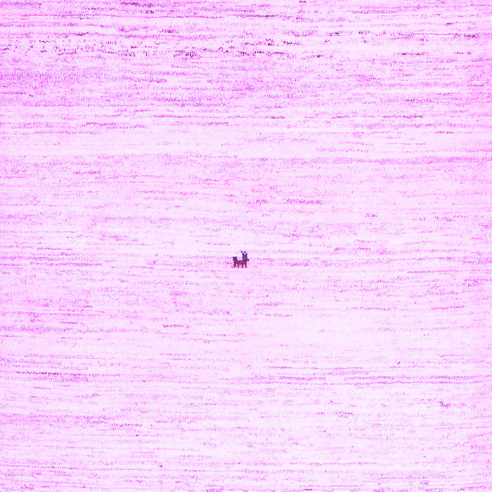 Machine Washable Solid Purple Modern Area Rugs, wshcon2719pur