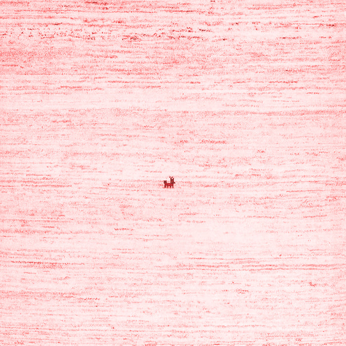 Machine Washable Solid Red Modern Rug, wshcon2719red