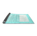 Sideview of Solid Light Blue Modern Rug, con271lblu