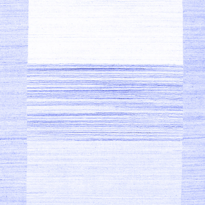 Machine Washable Solid Blue Modern Rug, wshcon271blu