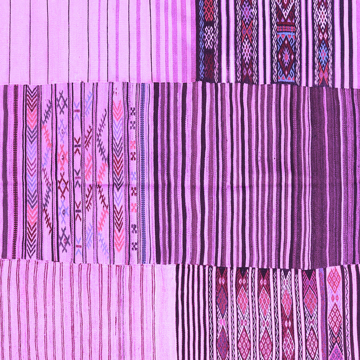 Machine Washable Patchwork Purple Transitional Area Rugs, wshcon2720pur