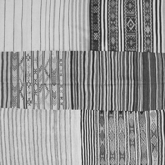 Round Machine Washable Patchwork Gray Transitional Rug, wshcon2720gry