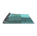 Sideview of Patchwork Light Blue Transitional Rug, con2720lblu