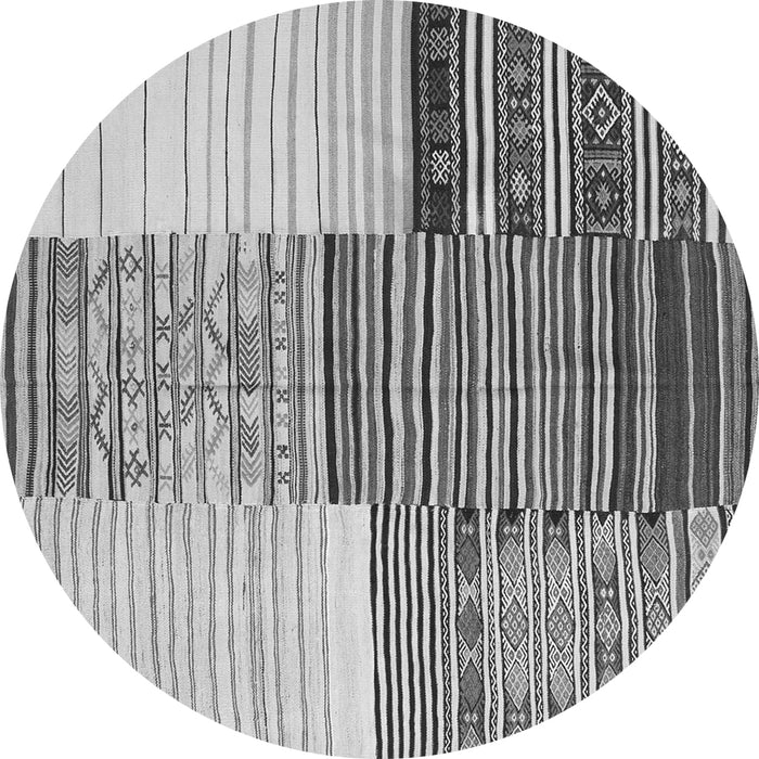 Machine Washable Patchwork Gray Transitional Rug, wshcon2720gry