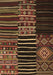 Patchwork Brown Transitional Rug, con2721brn