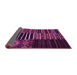 Sideview of Patchwork Pink Transitional Rug, con2721pnk