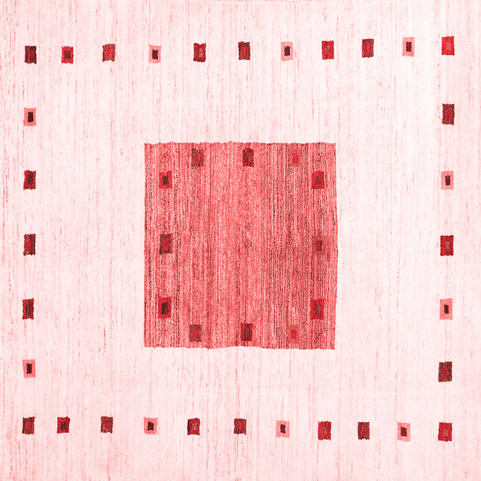 Solid Red Modern Rug, con2722red