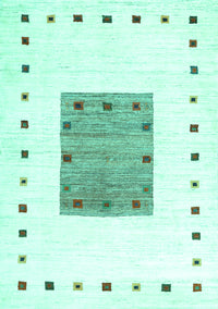 Solid Turquoise Modern Rug, con2722turq