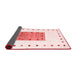 Solid Red Modern Area Rugs