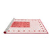 Modern Red Washable Rugs