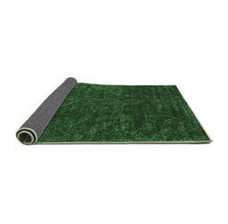 Sideview of Abstract Emerald Green Contemporary Rug, con2723emgrn