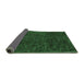 Sideview of Abstract Emerald Green Contemporary Rug, con2723emgrn