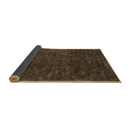 Sideview of Abstract Brown Contemporary Rug, con2723brn