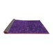 Sideview of Abstract Purple Contemporary Rug, con2723pur