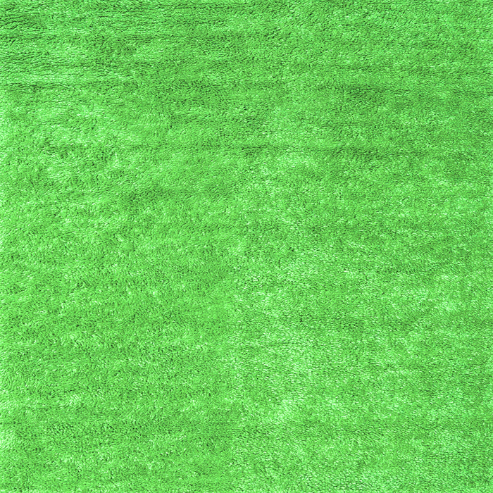 Serging Thickness of Abstract Green Contemporary Rug, con2724grn