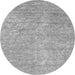 Square Abstract Gray Contemporary Rug, con2724gry