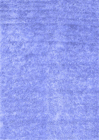 Abstract Blue Contemporary Rug, con2724blu